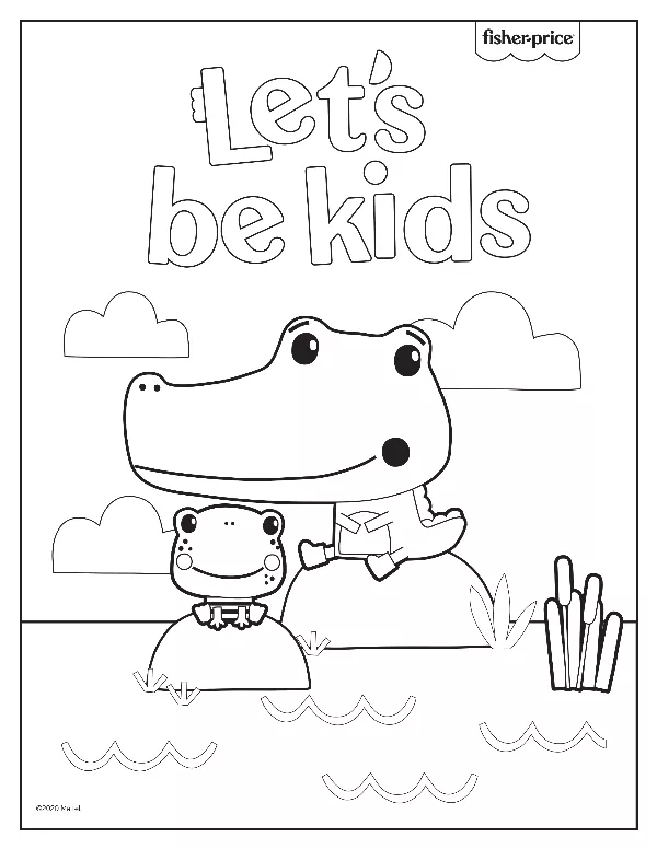 Fisher Price Colouring Sheet 3